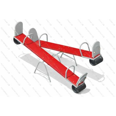 Качалка-балансир деревянная двойная для детей