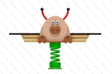 Качалка на пружине Коровка