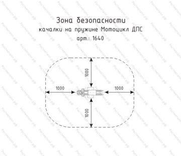 Качалка на пружине Мотоцикл ДПС