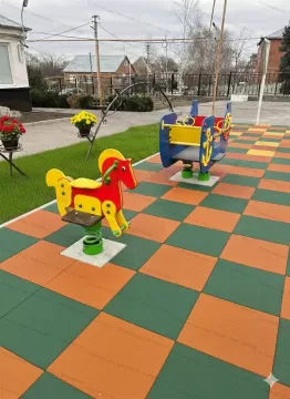 Качалка на пружине Кораблик Качалка на пружине Кораблик