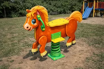 Качалка на пружине Лошадка 02