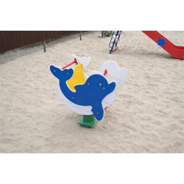 Качалка на пружине Дельфин