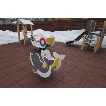 Качалка на пружине Кораблик