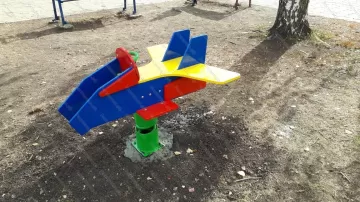 Качалка на пружине Самолет