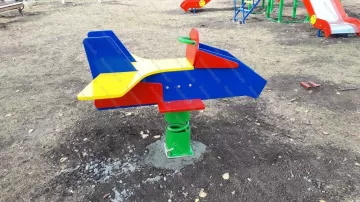 Качалка на пружине Самолет