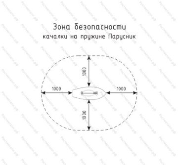 Качалка на пружине Парусник Качалка на пружине Парусник