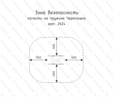 Качалка на пружине Черепашка Качалка на пружине Черепашка