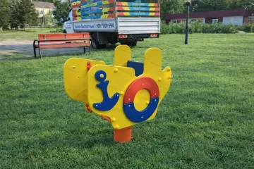Качалка на пружине Лодочка