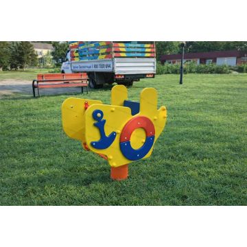 Качалка на пружине Лодочка