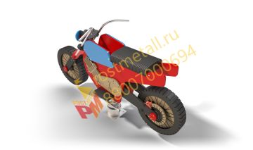 Качалка на пружине Мотоцикл Люкс