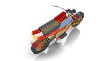 Качалка на пружине Мотоцикл Люкс