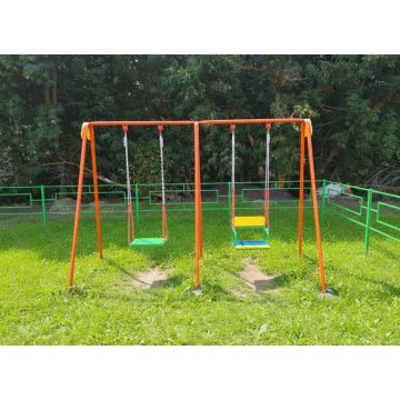 Качели Двухместные ⌀32 Микс на цепях