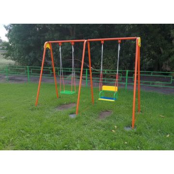 Качели Двухместные ⌀32 Микс на цепях