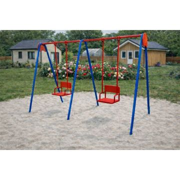 Качели Двухместные ⌀32 на жестком подвесе для личного пользования