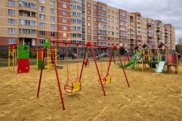 Качели Двухместные ⌀32 Стандарт на цепях