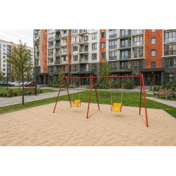 Качели Двухместные ⌀32 Стандарт на цепях