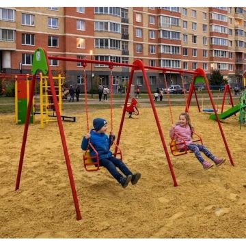 Качели Двухместные ⌀32 Стандарт на цепях