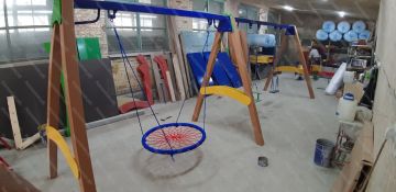 Качели Трёхместные Кб Фортуна с Гнездом Усил