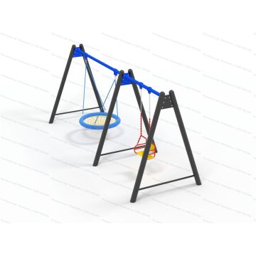 Качели Двухместные ⌀108 Комби Качели Двухместные ⌀108 Комби