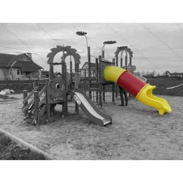 Горка - тоннель прямая с высоты 1,2 м Горка - тоннель прямая с высоты 1,2 м