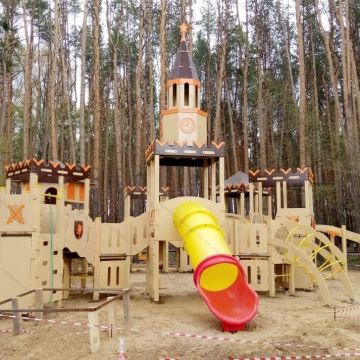 Горка - тоннель прямая с высоты 1,5 м