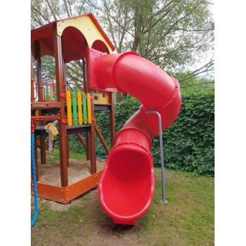 Горка-тоннель с оборотом 270 градусов с высоты 1,5-2,0 м Горка-тоннель с оборотом 270 градусов с высоты 1,5-2,0 м