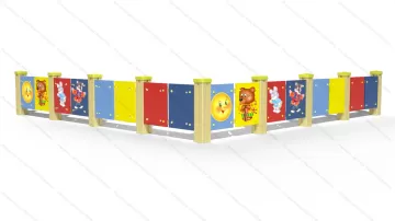 Ограждение для детской площадки Колобок Ограждение для детской площадки Колобок