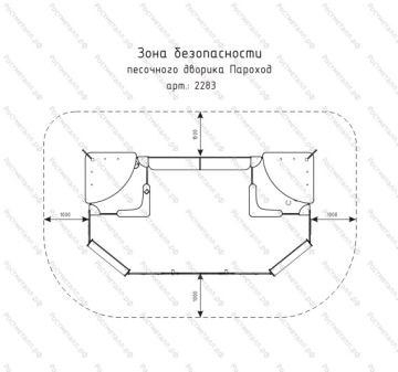 Песочный дворик Пароход