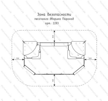 Песочный дворик Пароход Песочный дворик Пароход