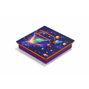 Песочница с крышкой 02 Космос