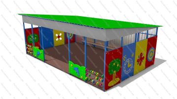 Теневой навес игровой Чудо 40 м2