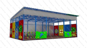 Теневой навес игровой Чудо 40 м2