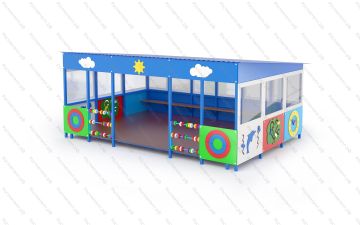 Теневой навес игровой Дельфин 02 20 м2