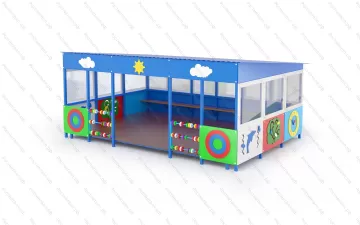 Теневой навес игровой Дельфин 02 20 м2