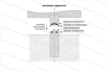 Детская карусель Ромашка