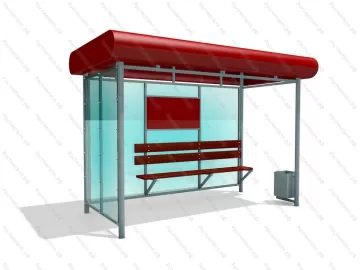 Автобусная остановка Курорт 4м Монолит