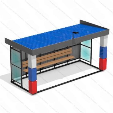 Автобусная остановка Триколор 5м