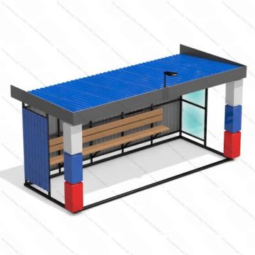 Автобусная остановка Триколор 5м