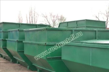 Бункер контейнер для мусора объемом 7 м3 Бункер контейнер для мусора объемом 7 м3