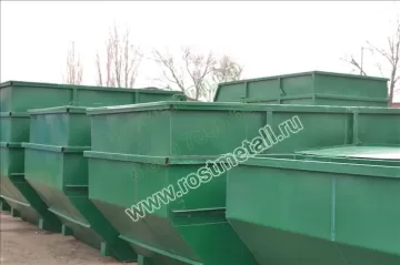 Бункер контейнер для мусора объемом 7 м3 Бункер контейнер для мусора объемом 7 м3