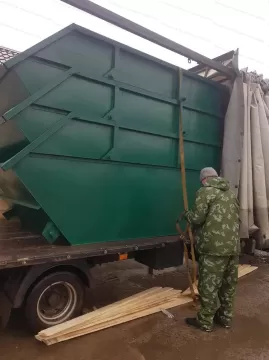 Бункер контейнер для мусора объемом 8 м3 Бункер контейнер для мусора объемом 8 м3