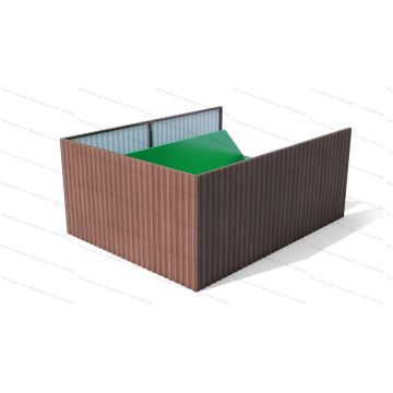 Бункерная площадка на 1 бункер