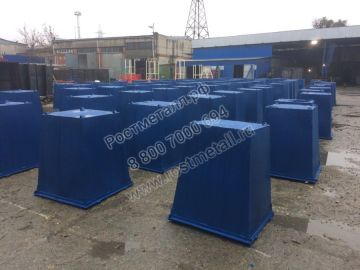 Контейнер под мусор объёмом 0,75 м3