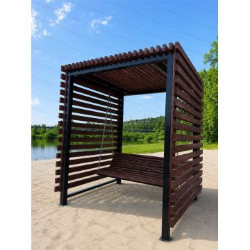 Пергола качели парковые Бриз