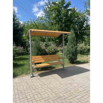 Скамья с навесом 02
