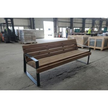 Скамейка уличная РМ со спинкой