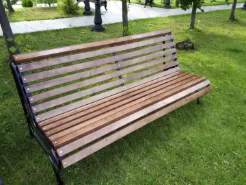 Скамейка парковая Дебют со спинкой Скамейка парковая Дебют со спинкой