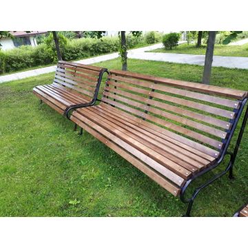 Скамейка парковая Дебют со спинкой