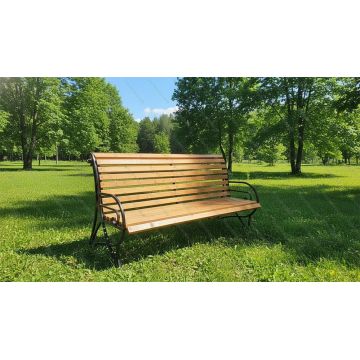 Скамейка парковая Дебют 02 со спинкой
