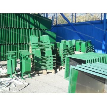 Урна уличная Стандарт с крышей 50л